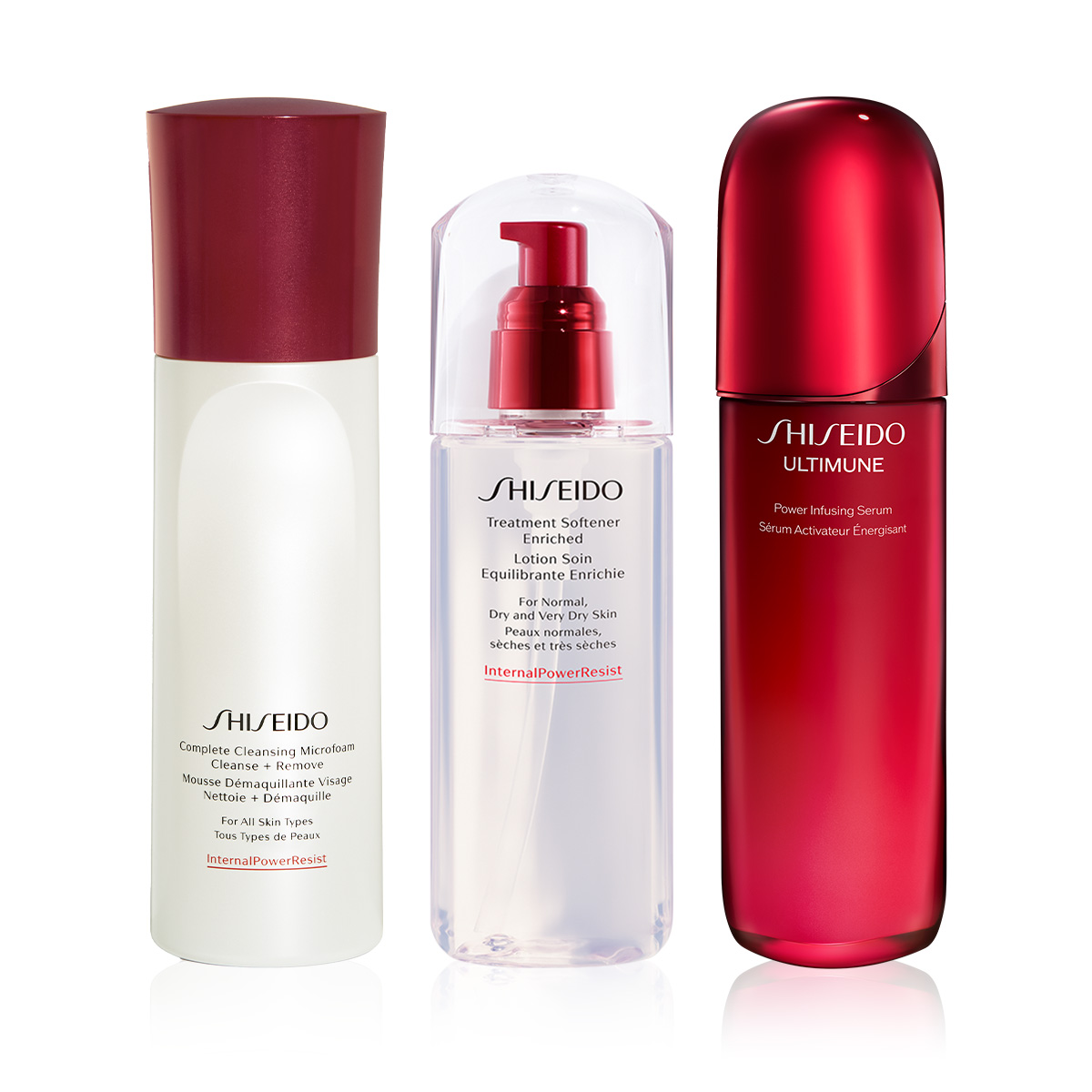 SHISEIDO - THE COMPLETE DEEP CLEANSE ROUTINE - Nemlendiren Cilt Temizleyici Köpük & Cilt Savunmasını Güçlendiren ve Yaşlanmayı Yavaşlatan Serum Seti